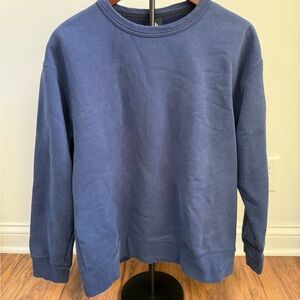 Nike SB men’s large blue crew‎ neck sweater- one small stain ( see pics)